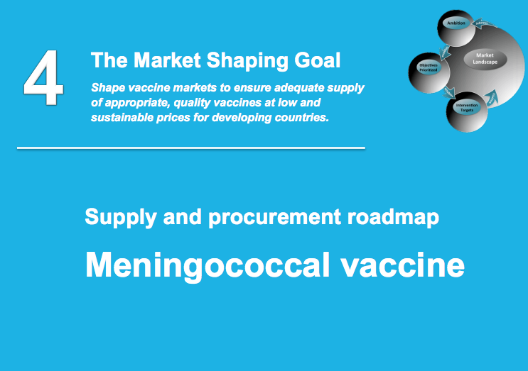 Meningococcal vaccine roadmap